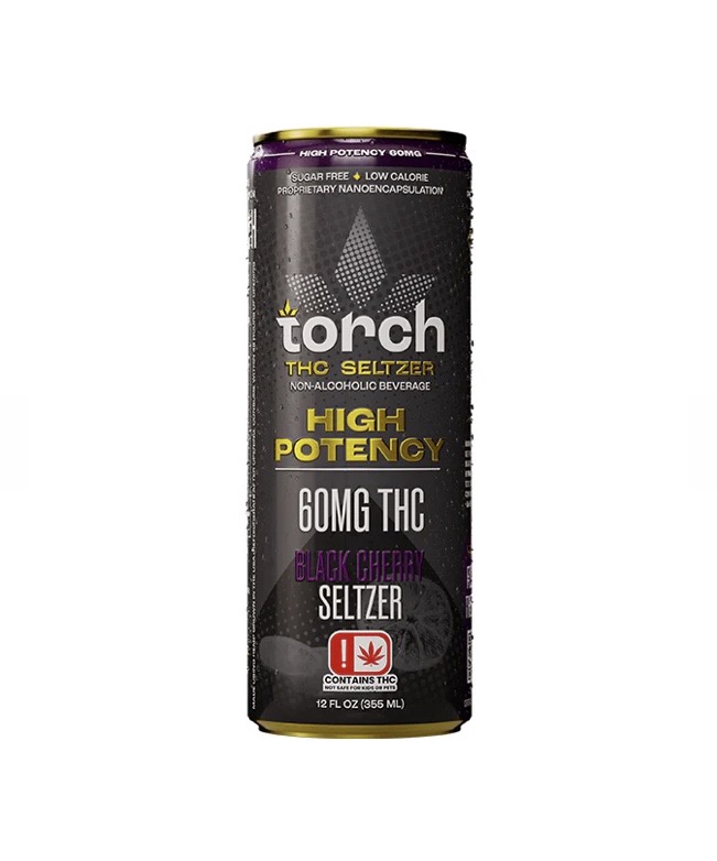 Torch High Potency Seltzer 60mg THC / Black Cherry
